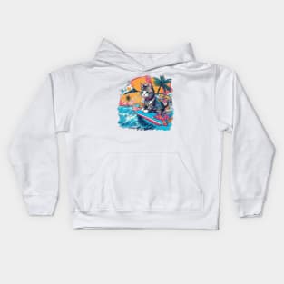 Cat Hawaiian Kids Hoodie